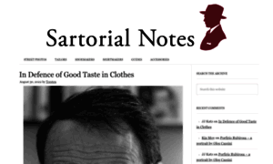 Sartorialnotes.com thumbnail