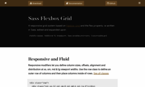 Sassflexboxgrid.com thumbnail