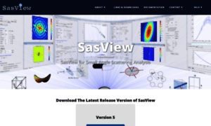 Sasview.org thumbnail