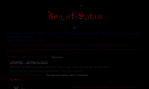 Satanisgod.org thumbnail