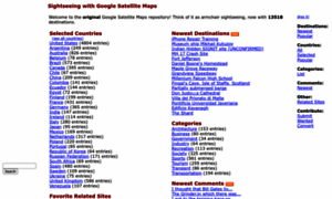 Satellite-sightseer.com thumbnail