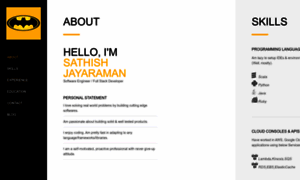 Sathish.me thumbnail