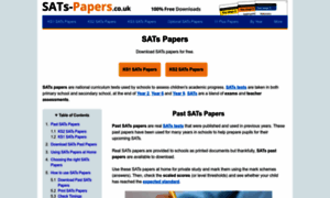 Sats-papers.co.uk thumbnail