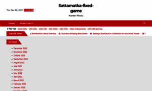 Sattamatka-fixed-game.com thumbnail