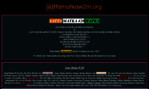 Sattamatkaw2m.org thumbnail