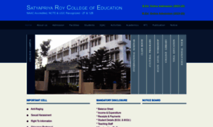 Satyapriyaroycollege.in thumbnail