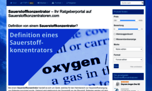 Sauerstoffkonzentratoren.com thumbnail