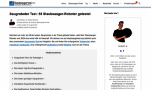 Saugroboter-testing.de thumbnail
