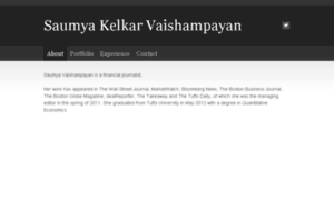 Saumyavaishampayan.com thumbnail