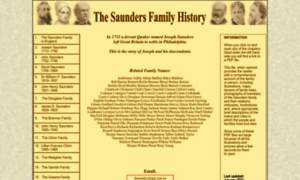 Saundersfamilyhistory.com thumbnail