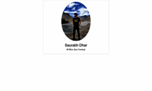 Saurabhdhar.com thumbnail