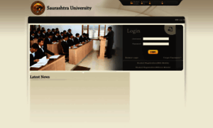 Saurashtrauniversity.co.in thumbnail