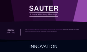 Sauter.com thumbnail