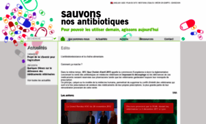 Sauvonsnosantibiotiques.org thumbnail