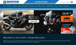 Savagemotorcycles.com.au thumbnail
