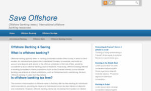 Save-offshore.com thumbnail