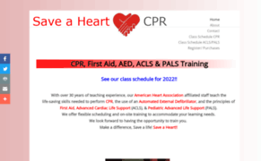 Saveaheart-cpr.com thumbnail