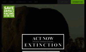 Saveanimalsfacingextinction.org thumbnail