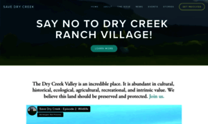 Savedrycreek.org thumbnail