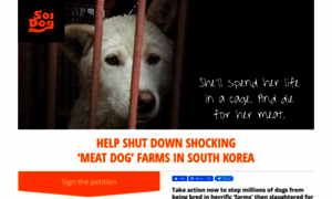 Savekoreandogs.soidog.org thumbnail