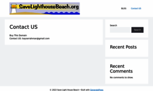 Savelighthousebeach.org thumbnail