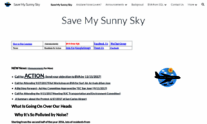 Savemysunnysky.org thumbnail