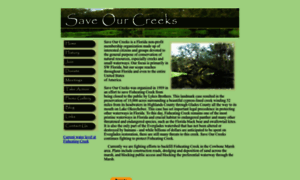 Saveourcreeks.org thumbnail