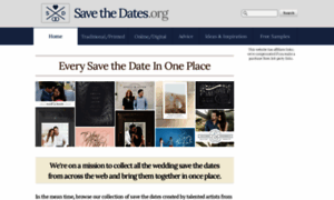 Savethedates.org thumbnail