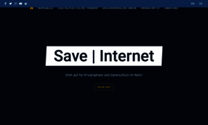 Savetheinternet.info thumbnail