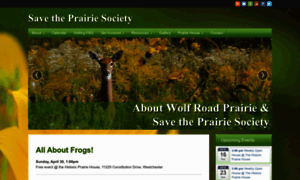 Savetheprairiesociety.org thumbnail