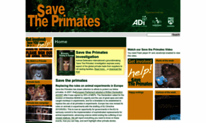 Savetheprimates.org thumbnail