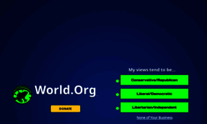 Savetheworld.org thumbnail