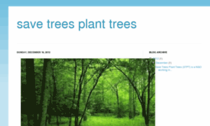 Savetreesplanttrees.blogspot.in thumbnail