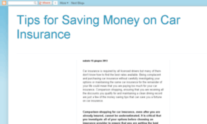 Savingmoneycarinsurrance.blogspot.it thumbnail