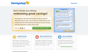 Savings-app.com thumbnail