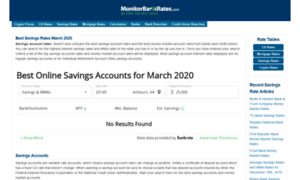 Savingsaccount.monitorbankrates.com thumbnail