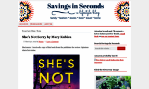 Savingsinseconds.com thumbnail