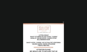Savoyhotel.com.tr thumbnail