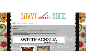 Savvychichome.blogspot.com thumbnail