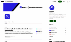 Savvydefi.medium.com thumbnail