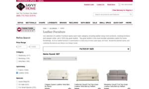 Savvyleathersofas.com thumbnail