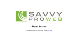 Savvyprodemo.com thumbnail