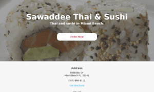 Sawaddeethaisushi.com thumbnail