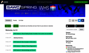 Sawcspring2015.sched.org thumbnail