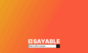 Sayable.co thumbnail