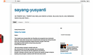 Sayang-yusyanti.blogspot.com thumbnail