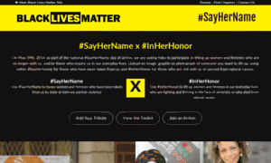 Sayhername.blacklivesmatter.com thumbnail