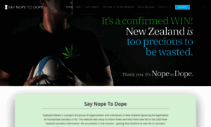 Saynopetodope.org.nz thumbnail