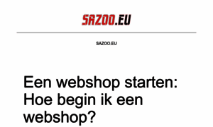 Sazoo.eu thumbnail