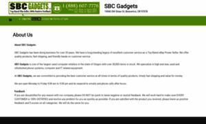 Sbcgadgets.com thumbnail